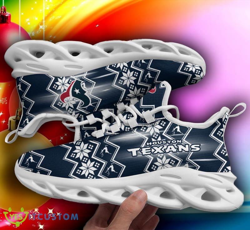 Houston Texans Xmas Pattern Max Soul Sneakers Ugly Christmas Shoes 6 Houston Texans Xmas Pattern Max Soul Sneakers Ugly Christmas Shoes - Houston Texans Xmas Pattern Chunky Sneakers Ugly Christmas Max Soul Shoes