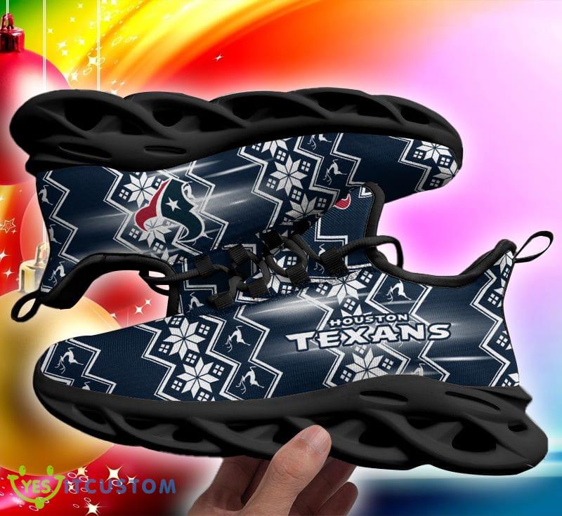 Houston Texans Xmas Pattern Max Soul Sneakers Ugly Christmas Shoes 5 Houston Texans Xmas Pattern Max Soul Sneakers Ugly Christmas Shoes - Houston Texans Xmas Pattern Chunky Sneakers Ugly Christmas Max Soul Shoes Photo 6