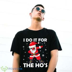I Do It For The Hos Dabbing Santa Claus Christmas - G500 Gildan T-Shirt
