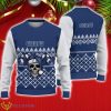 Indianapolis Colts Christmas Skull Halloween Ugly Christmas Sweater Product Photo 1