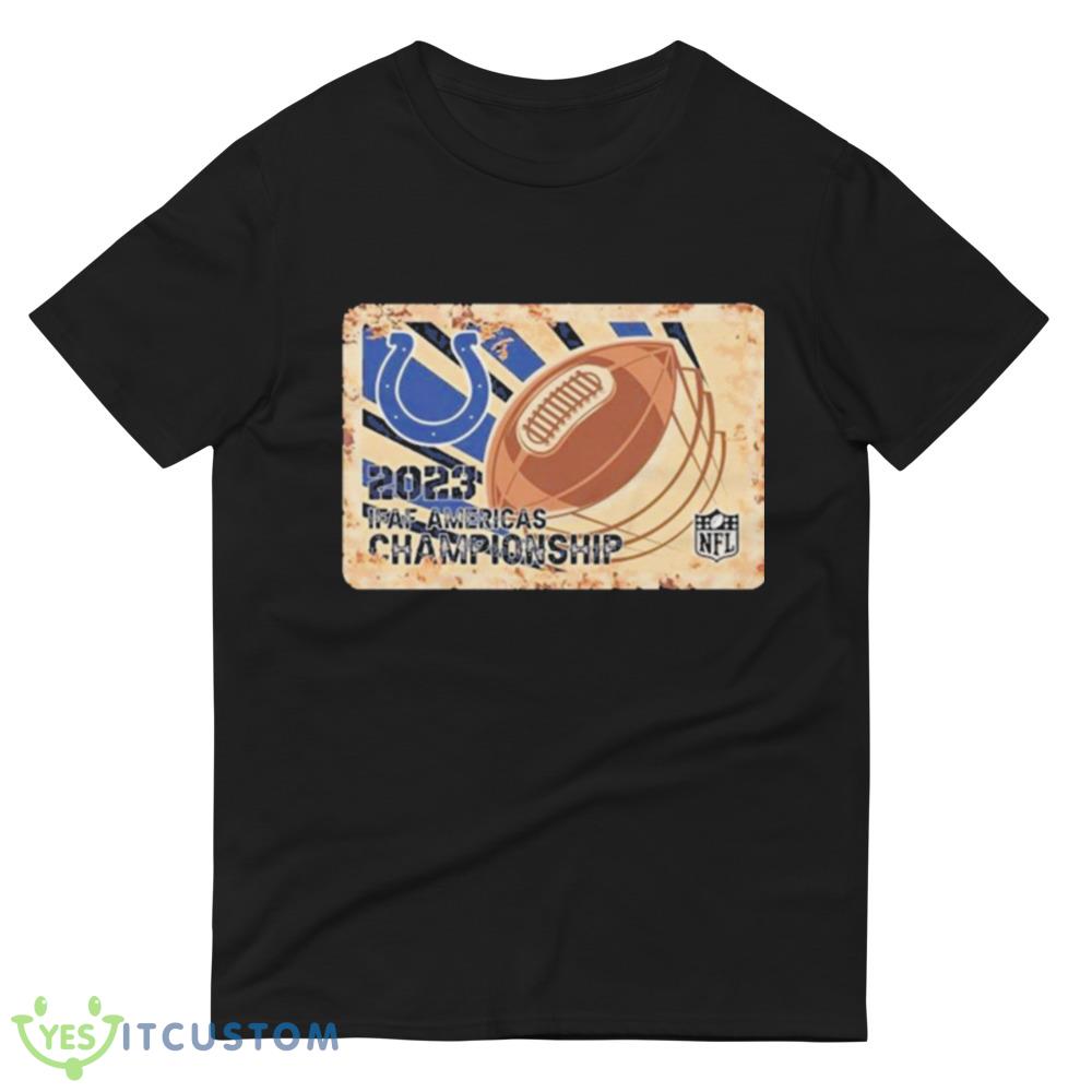 Indianapolis Colts Shirt Rusty Metal IFAF Americas Championship NFL Logo Shirt Gift Shirt 6 Indianapolis Colts Shirt Rusty Metal IFAF Americas Championship NFL Logo Shirt Gift Shirt - 980 Lightweight Fashion Short Sleeve T-Shirt