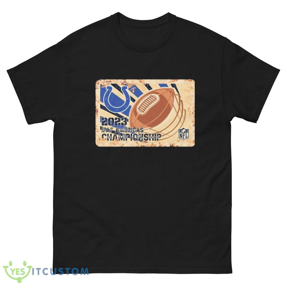 Indianapolis Colts Shirt Rusty Metal IFAF Americas Championship NFL Logo Shirt Gift Shirt 7 Indianapolis Colts Shirt Rusty Metal IFAF Americas Championship NFL Logo Shirt Gift Shirt - Men’s Classic Tee Gildan 5000