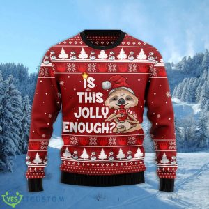 Is This Jolly Enough Sloth 3D Ugly Christmas Sweater For Men And Women Christmas Gift Product Photo 2