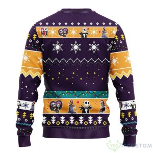 Jack And Sally In Love Nightmare Before Christmas Ugly Sweater Product Photo 3