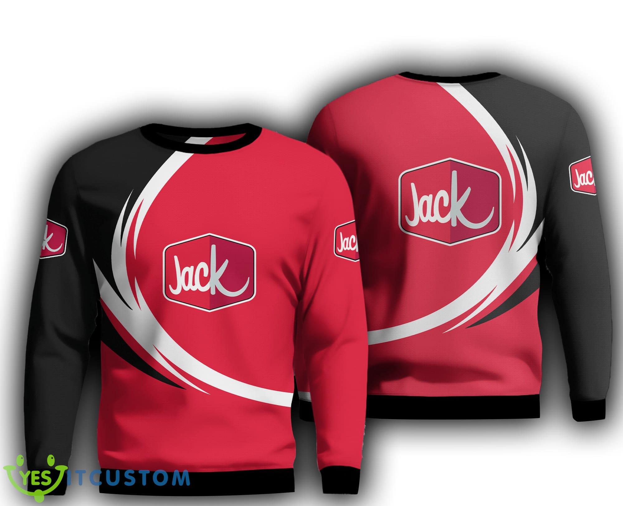 jack in the box Brand New Ugly Sweater design AOP Sweatshirt Christmas - jack in the box Brand New Ugly Sweater design AOP Sweatshirt Christmas