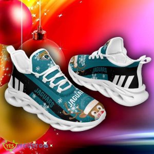 Jacksonville Jaguars X-max Reindeer Chunky Sneakers Ugly Christmas Max Soul Shoes - Jacksonville Jaguars X-max Reindeer Chunky Sneakers Ugly Christmas Max Soul Shoes Photo 2