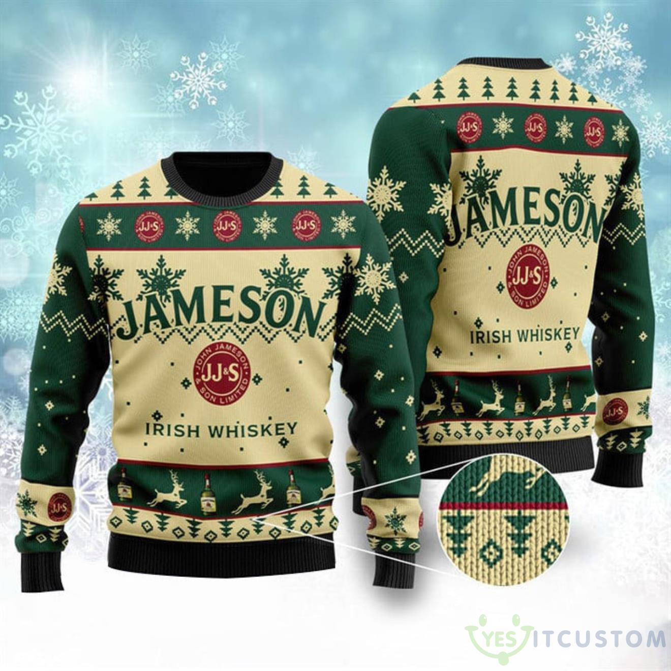 Jameson Christmas Ugly Christmas Sweater 3 Jameson Christmas Ugly Christmas Sweater Product Photo 1