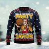 Jesus Party Savior Ugly Sweater For Christmas Product Photo 1