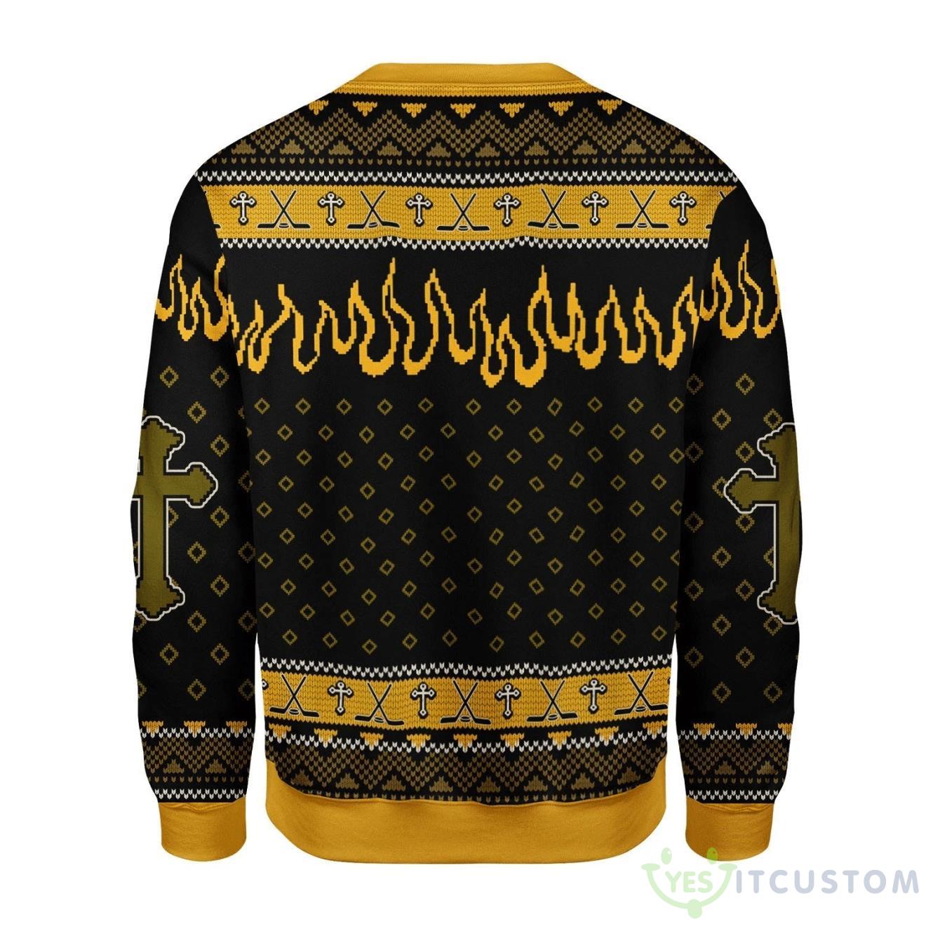 Jesus Saves Hockey Ugly Sweater For Christmas 6 Jesus Saves Hockey Ugly Sweater For Christmas Product Photo 2