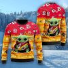 Kansas City Chiefs Baby Yoda Lover American Football Fans 3D Ugly Christmas Sweater Christmas Gift For Sport Fans FVJ Product Photo 1