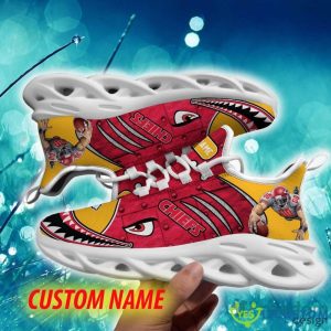 Kansas City Chiefs Branding Custom Name Chunky Sneaker AOP Gift Fans Max Soul Shoes - Kansas City Chiefs Max Soul Sneaker NFL photo 5