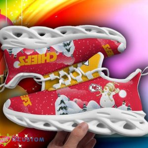 Kansas City Chiefs Christmas Chunky Sneakers Ugly Christmas Max Soul Shoes - Kansas City Chiefs Christmas Chunky Sneakers Ugly Christmas Max Soul Shoes