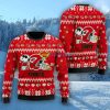 Kansas City Chiefs Cute The Snoopy Show Football Helmet 3D Ugly Christmas Sweater Christmas Gift For Sport Fans Product Photo 1