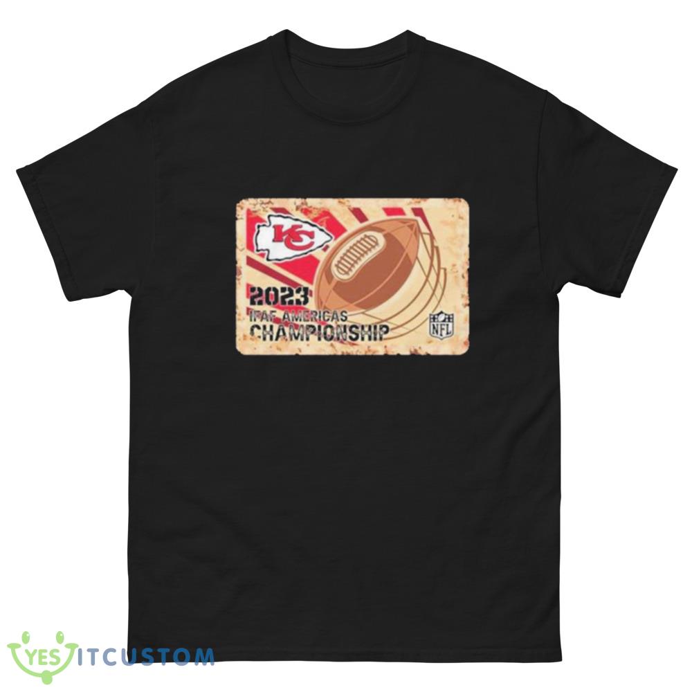 Kansas City Chiefs Shirts Rusty Metal IFAF Americas Championship NFL Logo Shirt Gift Shirt 7 Kansas City Chiefs Shirts Rusty Metal IFAF Americas Championship NFL Logo Shirt Gift Shirt - Men’s Classic Tee Gildan 5000