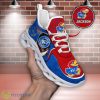 Kansas Jayhawks NCAA2 Sports Clunky Sneakers Custom Name Max Soul Shoes For Fans Product Photo 1
