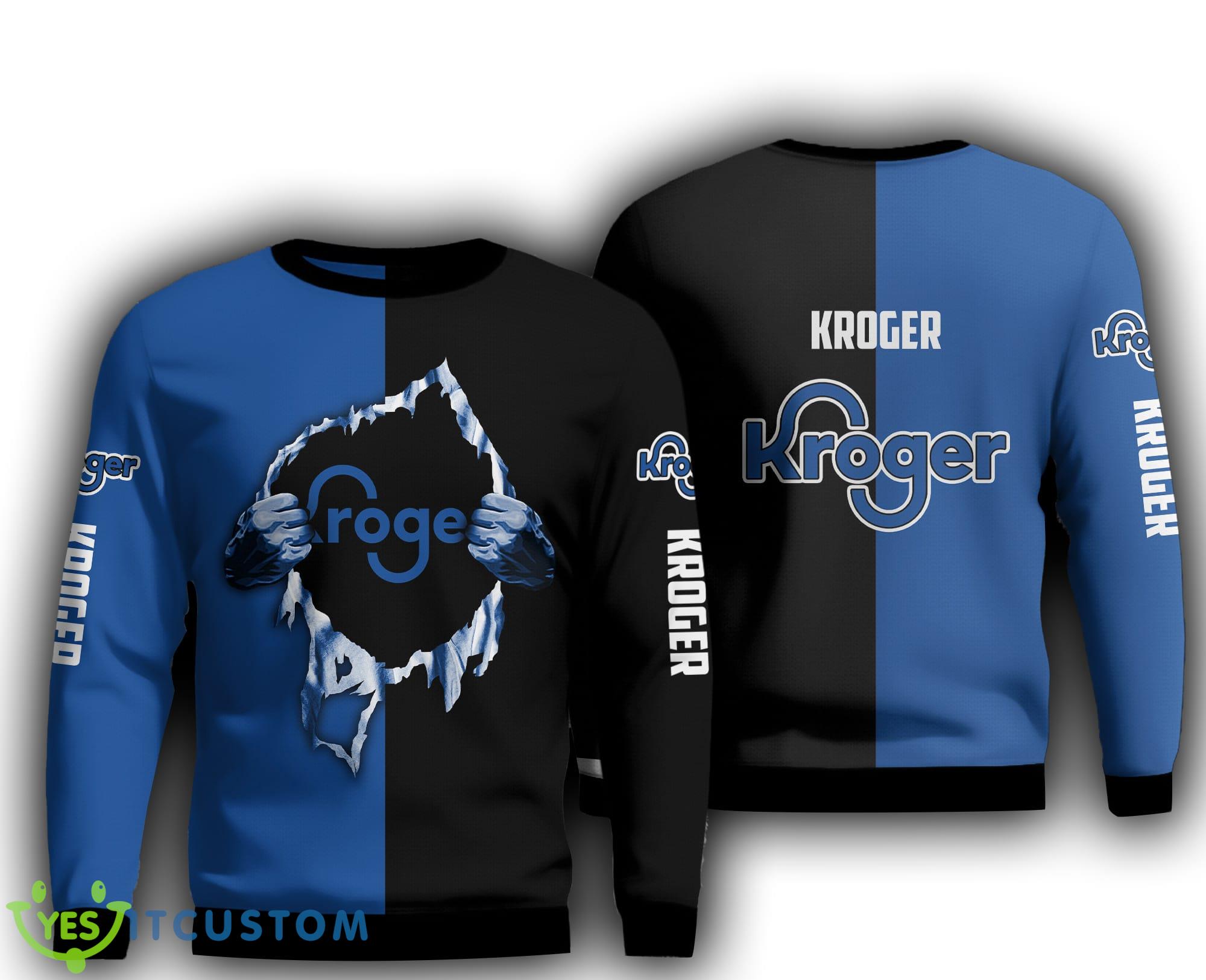 kroger Brand New Ugly Sweater big 3D Sweatshirt Christmas - kroger Brand New Ugly Sweater big 3D Sweatshirt Christmas