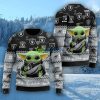 Las Vegas Raiders American NFL Football Team Logo Cute Grinch Christmas 3D Ugly Christmas Sweater Christmas Gift For Sport Fans FVJ7 Product Photo 1