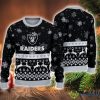 Las Vegas Raiders Christmas Snow Sweater Hallelujah Unisex Ugly Lover Christmas - Las Vegas Raiders Christmas Snow Sweater Hallelujah Unisex Ugly Lover Christmas