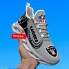 Las Vegas Raiders NFL Max Soul Shoes Best Gift Custom Name Product Photo 1