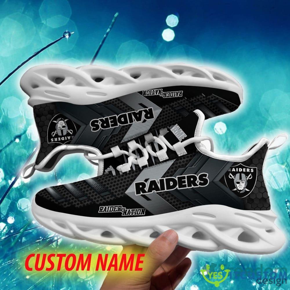 Las Vegas Raiders Recognizable Custom Name Chunky Sneaker AOP Gift Fans Max Soul Shoes 5 Las Vegas Raiders Recognizable Custom Name Chunky Sneaker AOP Gift Fans Max Soul Shoes - Las Vegas Raiders Max Soul Sneaker NFL photo 5