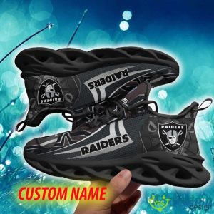 Las Vegas Raiders Trademark Custom Name Chunky Sneaker AOP Gift Fans Max Soul Shoes 8 Las Vegas Raiders Trademark Custom Name Chunky Sneaker AOP Gift Fans Max Soul Shoes - Las Vegas Raiders Max Soul Sneaker NFL photo 2