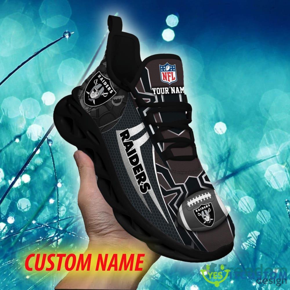 Las Vegas Raiders Trademark Custom Name Chunky Sneaker AOP Gift Fans Max Soul Shoes 7 Las Vegas Raiders Trademark Custom Name Chunky Sneaker AOP Gift Fans Max Soul Shoes - Las Vegas Raiders Max Soul Sneaker NFL photo 7