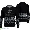 Las Vegas Raiders Vintage Snowflake Christmas Pattern Ugly Christmas Sweater Christmas Gift For Family Product Photo 1