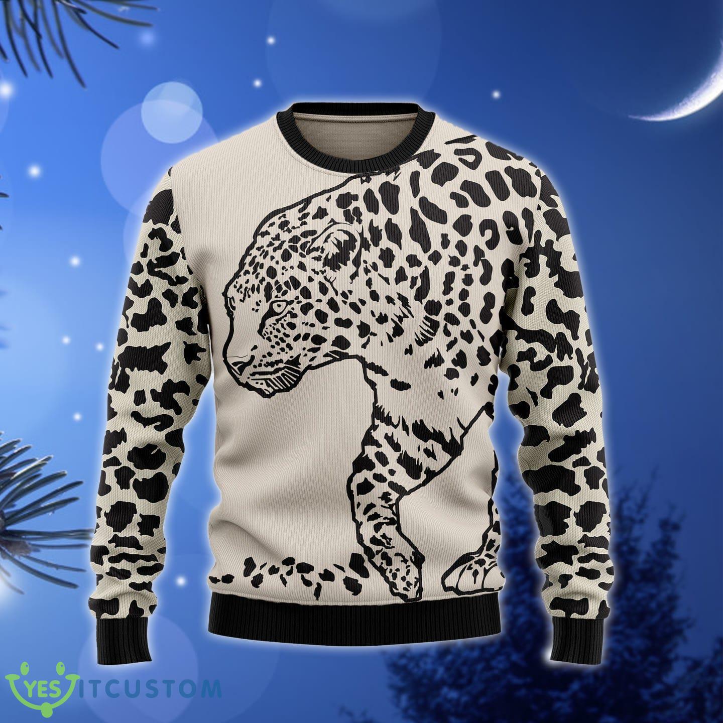 Leopard Pattern Ugly Christmas Sweater Gift Men Women 7 Leopard Pattern Ugly Christmas Sweater Gift Men Women - Leopard Pattern Ugly Christmas Sweater Gift Men Women_1