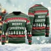 Light Up Merry Christmas Ugly Christmas Sweater - Light Up Merry Christmas Ugly Sweater