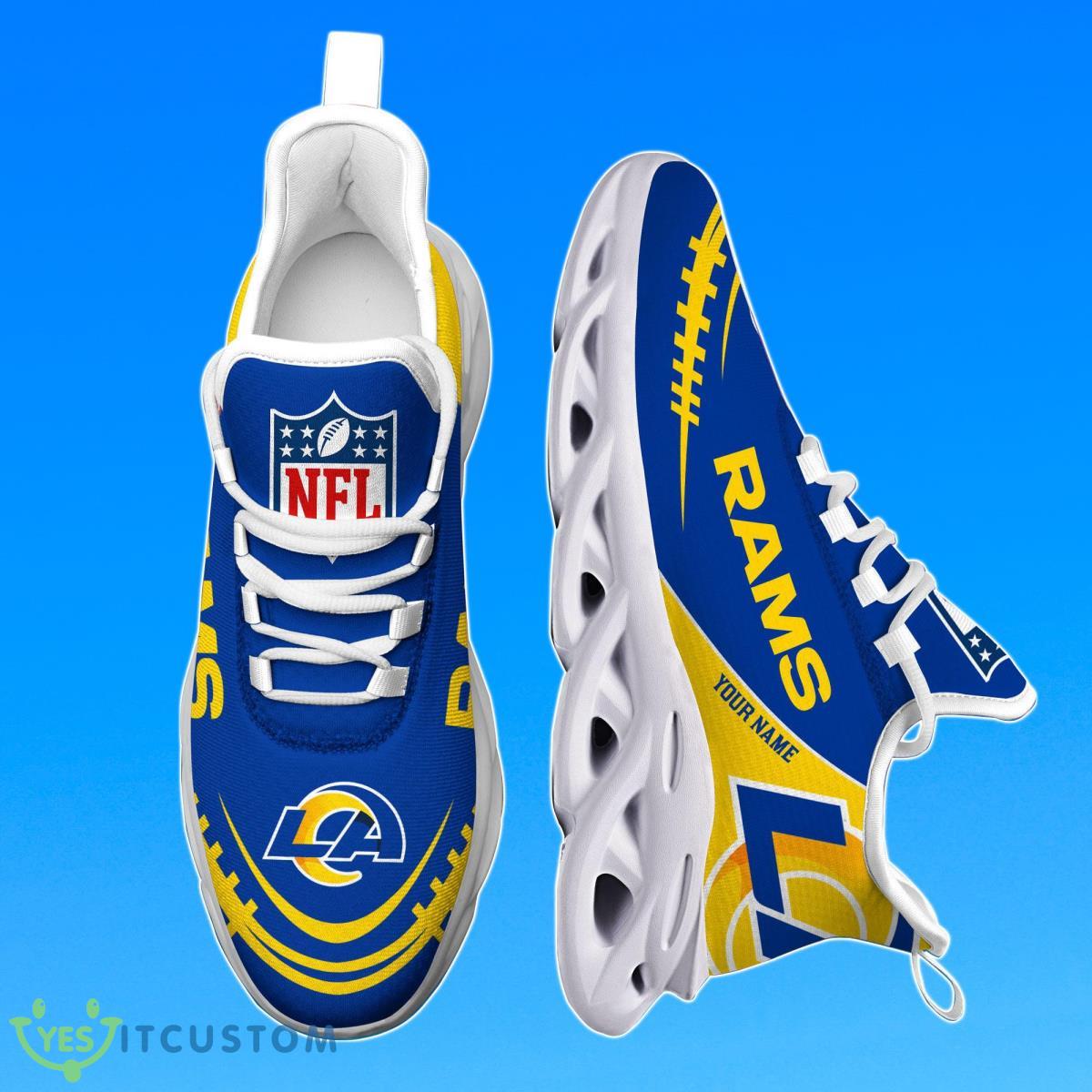 Los Angeles Rams Custom Name Max Soul Shoes Unique Gift 8 Los Angeles Rams Custom Name Max Soul Shoes Unique Gift Product Photo 2