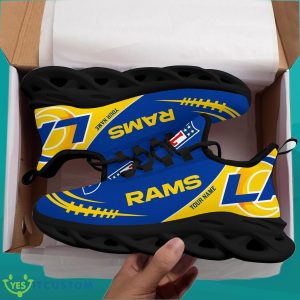 Los Angeles Rams Custom Name Max Soul Shoes Unique Gift 5 Los Angeles Rams Custom Name Max Soul Shoes Unique Gift Product Photo 3