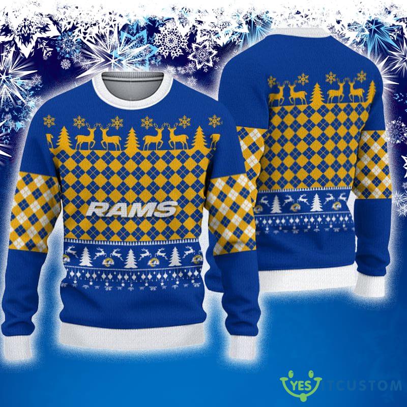 Los Angeles Rams Ugly Christmas Sweater Knitted Snowfall Knitted Gift For Fans 3 Los Angeles Rams Ugly Christmas Sweater Knitted Snowfall Knitted Gift For Fans - Los Angeles Rams Ugly Christmas Sweater Knitted Snowfall Knitted Gift For Fans