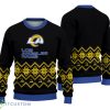 Los Angeles Rams Vintage Snowflake Christmas Pattern Ugly Christmas Sweater Christmas Gift For Family Product Photo 1