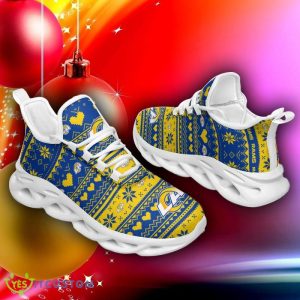 Los Angeles Rams X-max Patterns Chunky Sneakers Ugly Christmas Max Soul Shoes - Los Angeles Rams X-max Patterns Chunky Sneakers Ugly Christmas Max Soul Shoes Photo 3