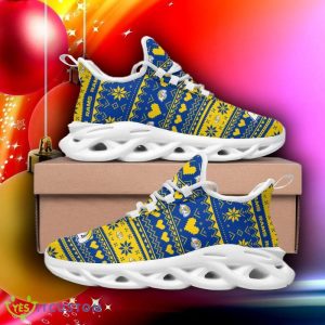 Los Angeles Rams X-max Patterns Chunky Sneakers Ugly Christmas Max Soul Shoes - Los Angeles Rams X-max Patterns Chunky Sneakers Ugly Christmas Max Soul Shoes Photo 4