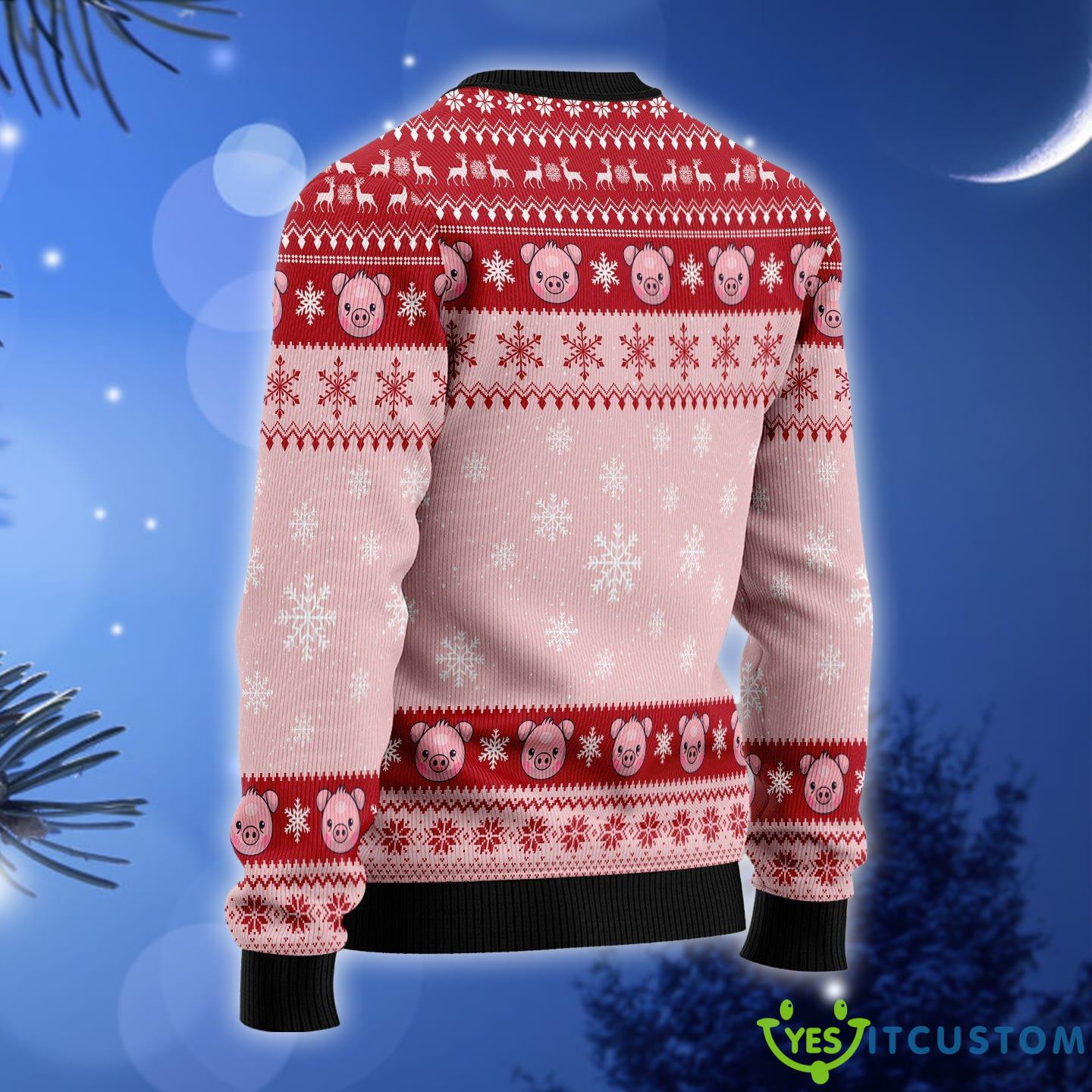 Lovely Pig Ugly Christmas Sweater Gift Men Women 6 Lovely Pig Ugly Christmas Sweater Gift Men Women - Lovely Pig Merry Ugly Christmas Sweater Gift Men Women_2