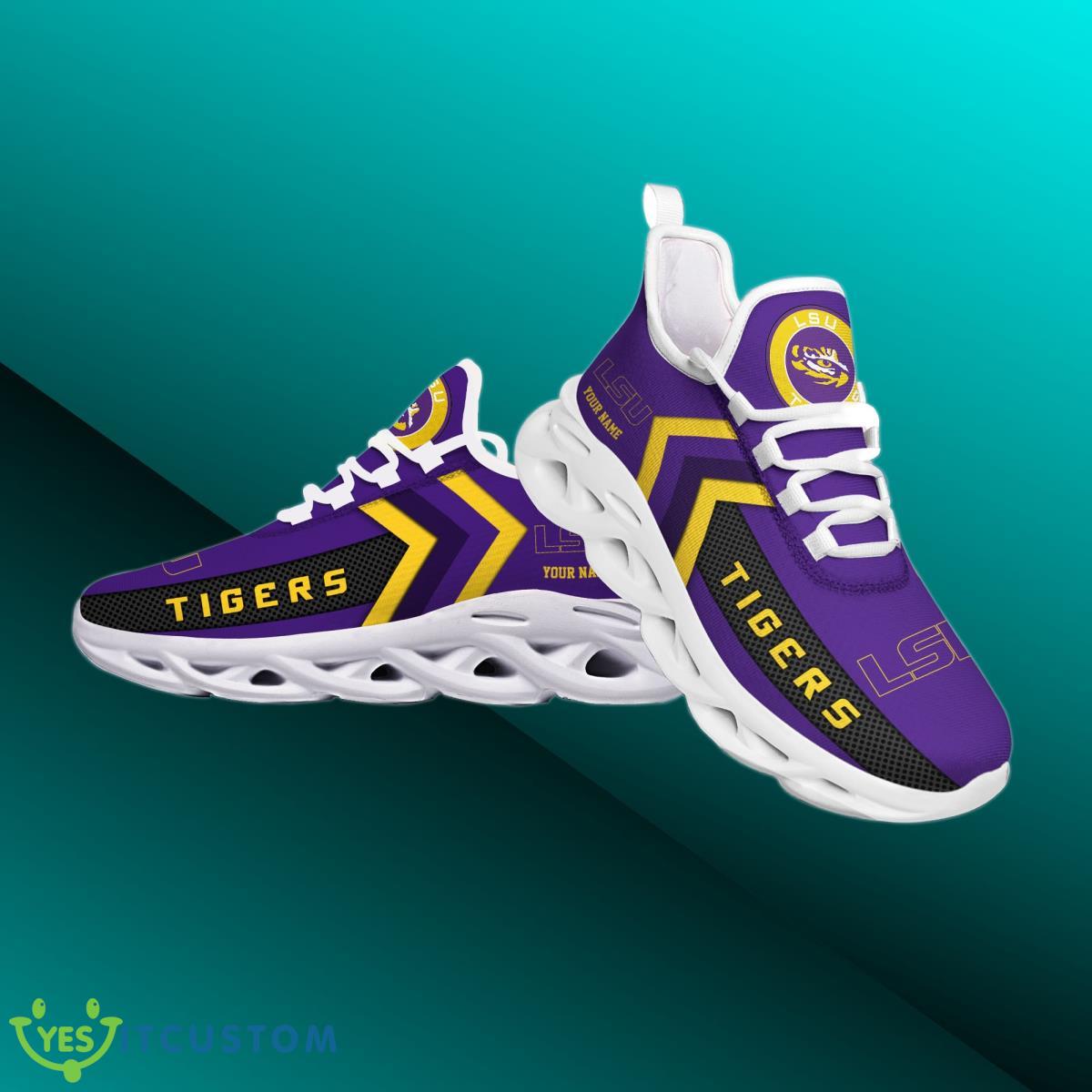 LSU Tigers Custom Name Max Soul Shoes Special Gift 3 LSU Tigers Custom Name Max Soul Shoes Special Gift Product Photo 3