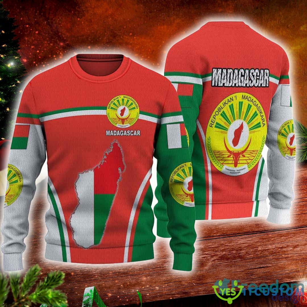 Madagascar Active Flag Knitted Sweater All Over Print For Men And Women Gift Christmas Holiday 3 Madagascar Active Flag Knitted Sweater All Over Print For Men And Women Gift Christmas Holiday - Madagascar Active Flag Knitted Sweater All Over Print For Men And Women Gift Christmas Holiday