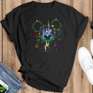 Magic Kingdom Castle Christmas T-Shirt For Men Women And Youth - Black T-Shirt