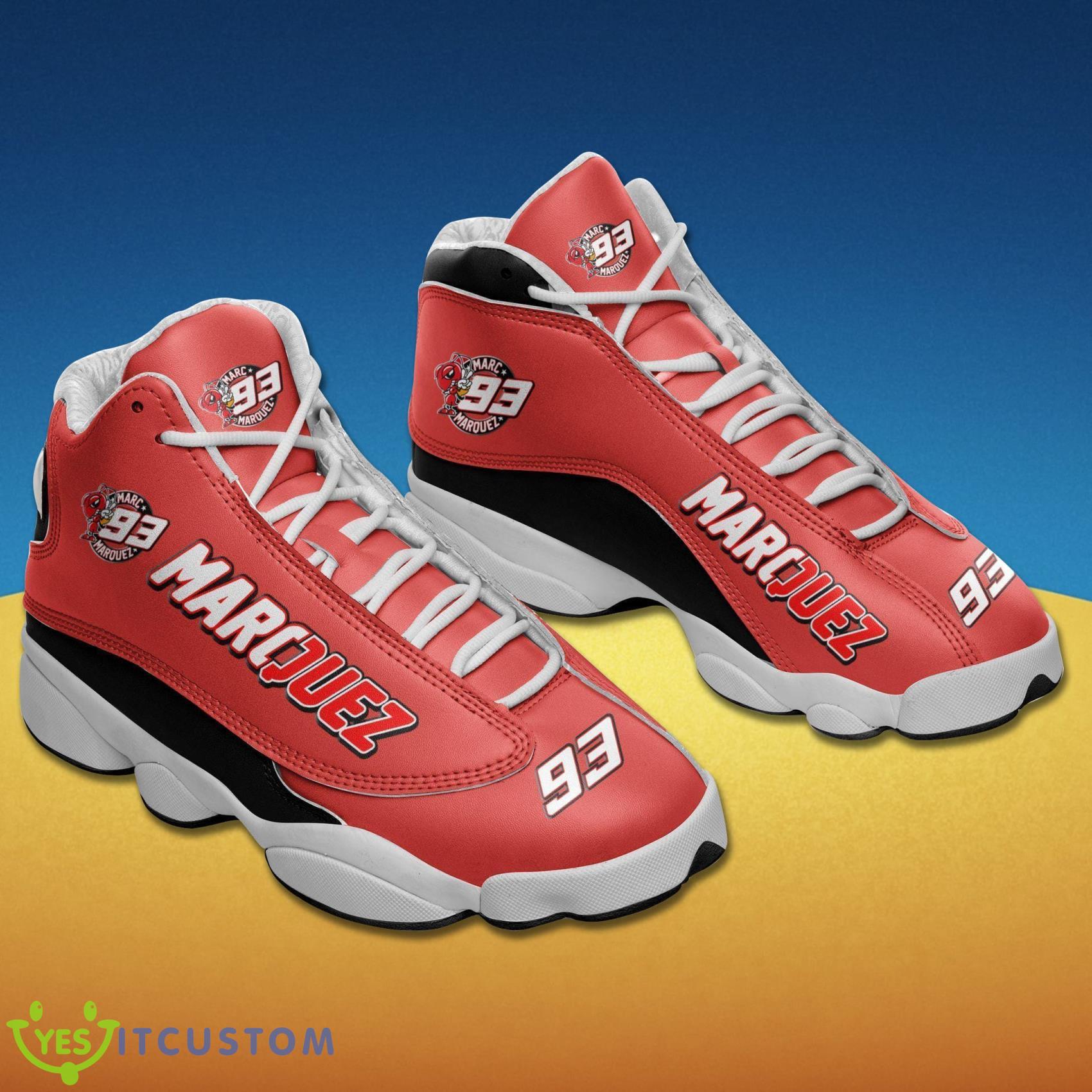 Marc Marquez MM93 MotoGP Marc Marquez Symbol Red Air Jordan 13 Shoes Product Photo 1