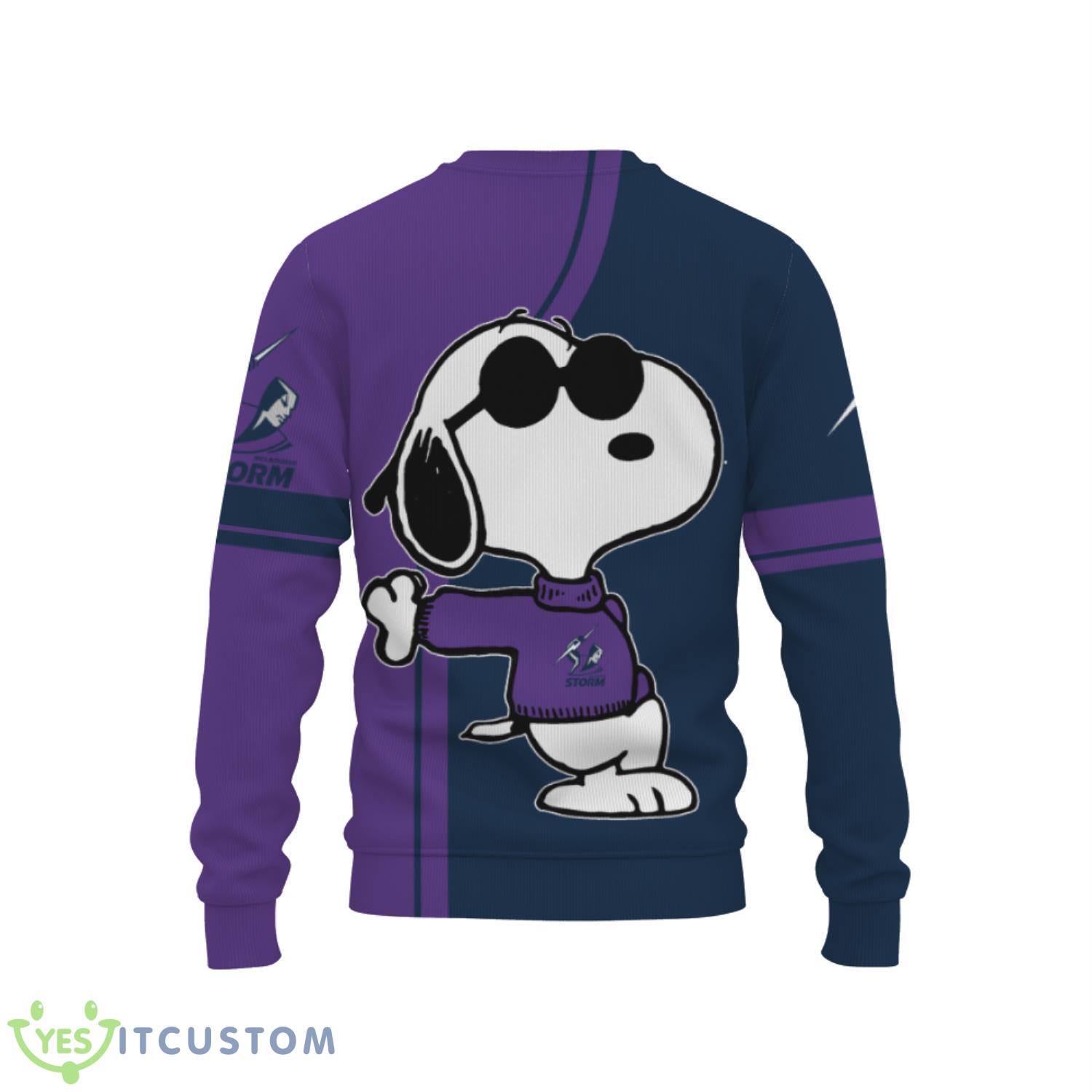 Melbourne Storm Cool Snoopy 3D Sweater Christmas Gift For Men And Women 3 Melbourne Storm Cool Snoopy 3D Sweater Christmas Gift For Men And Women Product Photo 3