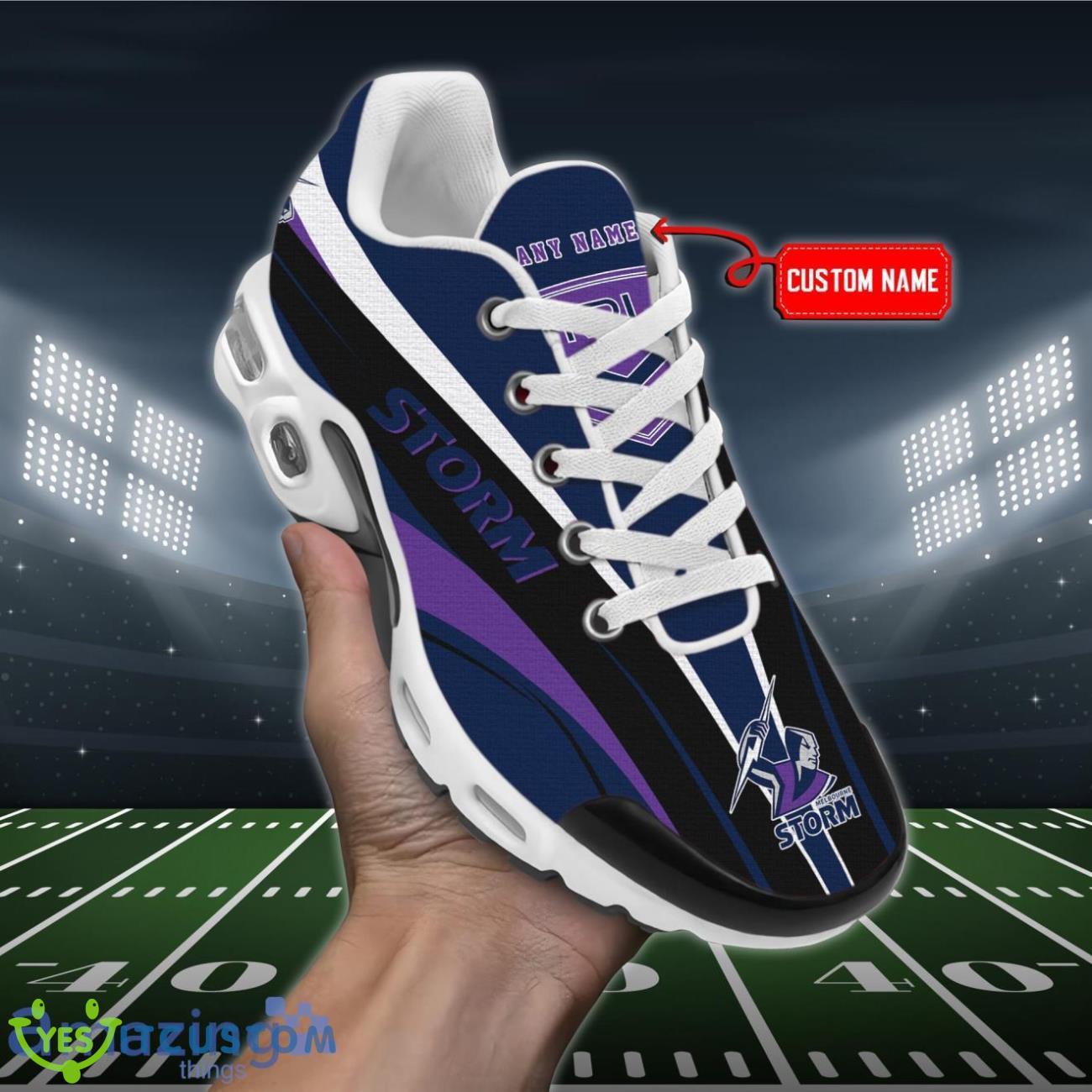 Melbourne Storm Premium Air Cushion Sport Shoes Custom Name For Real Fans Product Photo 1