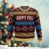 Merry Christmas Happy Pill Ugly Sweater - Merry Christmas Happy Pill Ugly Sweater
