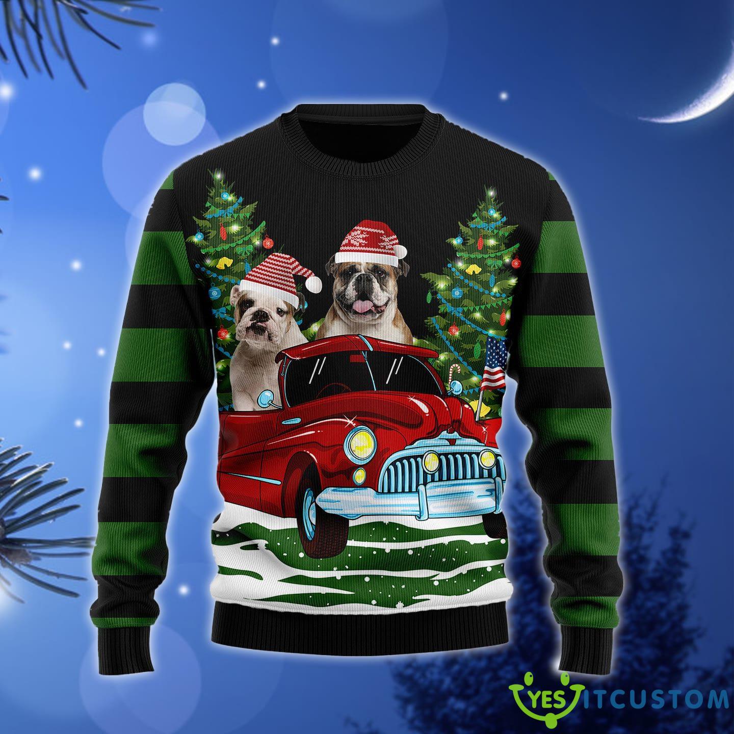 Merry Pug Ugly Christmas Sweater Gift Men Women - Merry Pug Ugly Christmas Sweater Gift Men Women_1