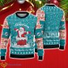 Miami Dolphins Christmas Funny Santa Claus Pattern Ugly Christmas Sweater Christmas Gift For Family Product Photo 1