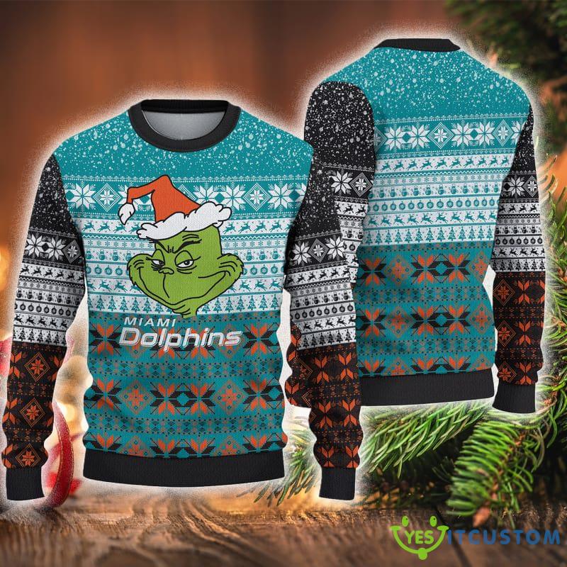 Miami Dolphins Christmas Grinch Sweater Exchange Unisex Ugly Lover Christmas 3 Miami Dolphins Christmas Grinch Sweater Exchange Unisex Ugly Lover Christmas - Miami Dolphins Christmas Grch Sweater Exchange Unisex Ugly Lover Christmas