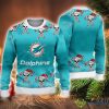 Miami Dolphins Christmas Skull Sweater Occasion Unisex Ugly Lover Christmas - Miami Dolphins Christmas Skull Sweater Occasion Unisex Ugly Lover Christmas