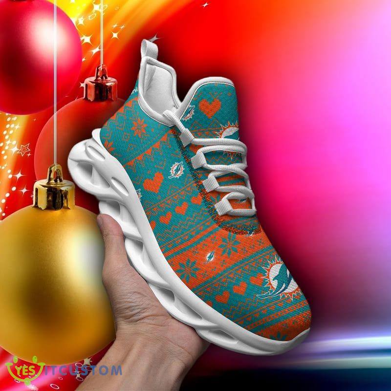 Miami Dolphins X-max Patterns Chunky Sneakers Ugly Christmas Max Soul Shoes 2 Miami Dolphins X-max Patterns Chunky Sneakers Ugly Christmas Max Soul Shoes - Miami Dolphins X-max Patterns Chunky Sneakers Ugly Christmas Max Soul Shoes Photo 2