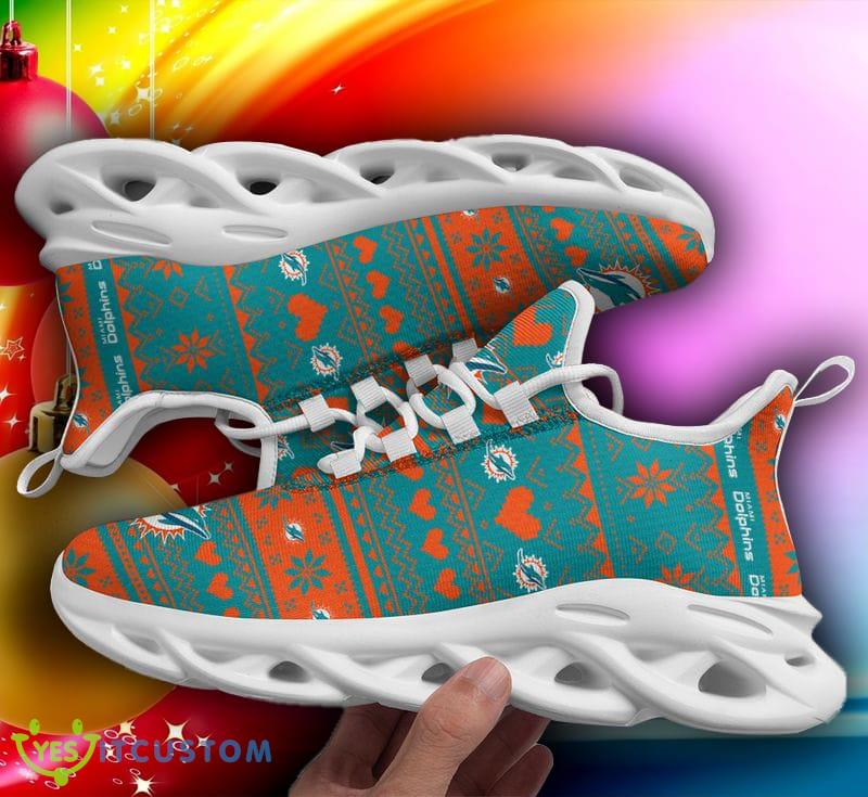 Miami Dolphins X-max Patterns Chunky Sneakers Ugly Christmas Max Soul Shoes 11 Miami Dolphins X-max Patterns Chunky Sneakers Ugly Christmas Max Soul Shoes - Miami Dolphins X-max Patterns Chunky Sneakers Ugly Christmas Max Soul Shoes Photo 1