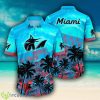Miami Marlins MLB Flower Sky Coconut Hawaiian Shirt - Miami Marlins MLB Flower Sky Coconut Hawaii Shirt Photo 1